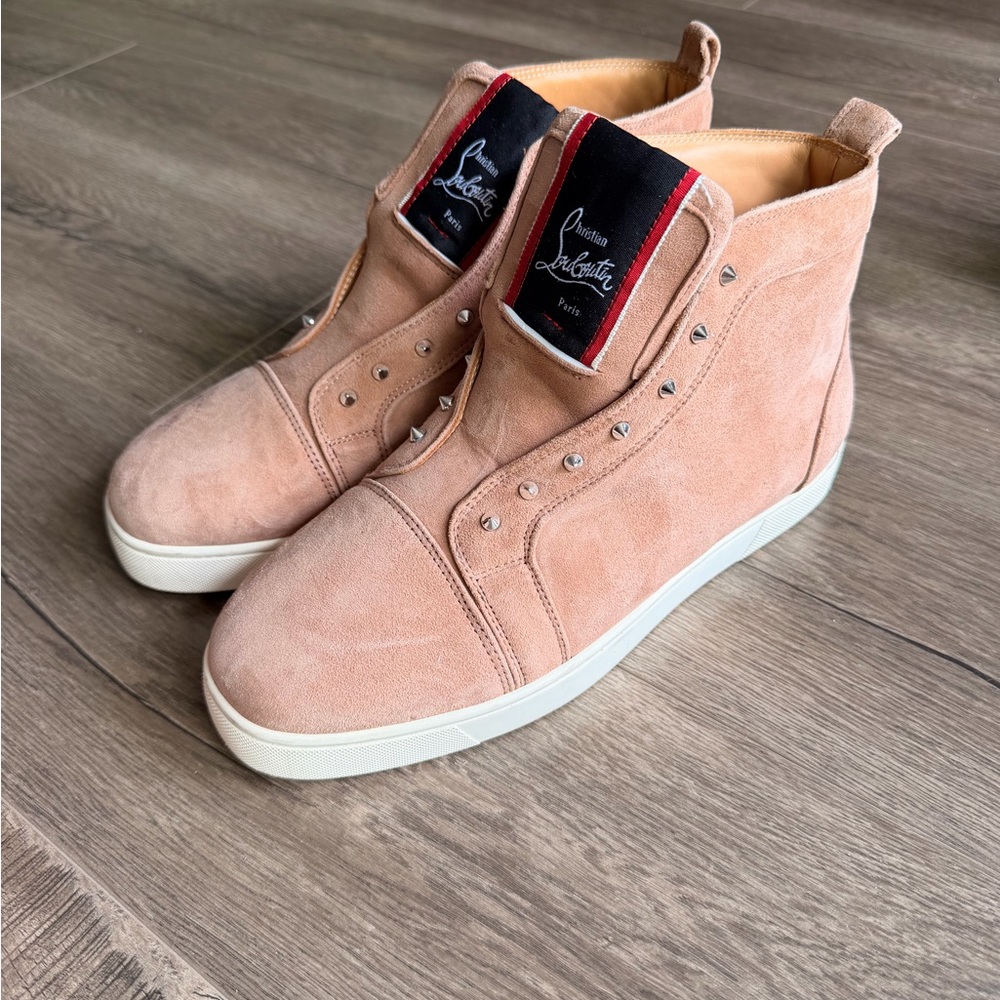 Christian Louboutin F.A.V Fique A Vontade Mid Cut High Top Sneakers